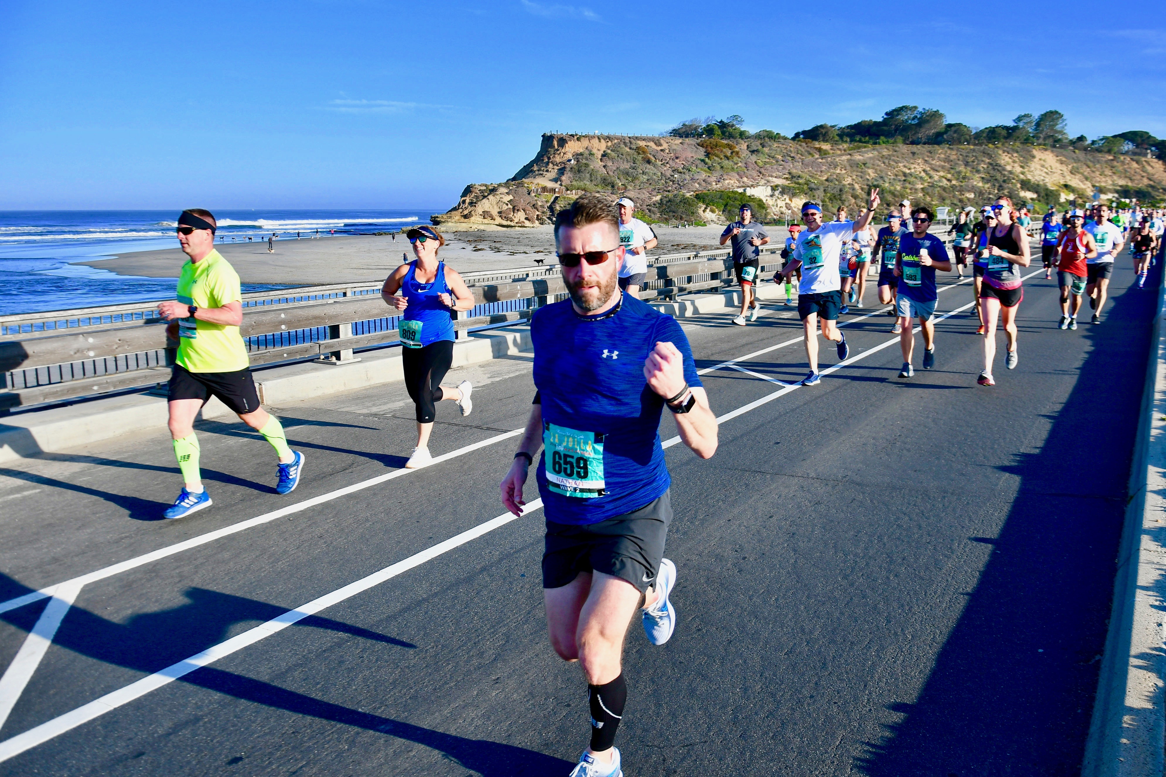 La Jolla Half Marathon Running San Diego, California